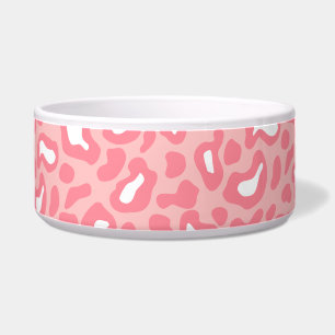Pretty Pink Leopard Pet Bowl