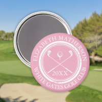 Pretty Pink Name And Club Name Date