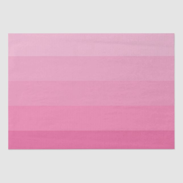 Pretty pink ombre tissue paper (Front)