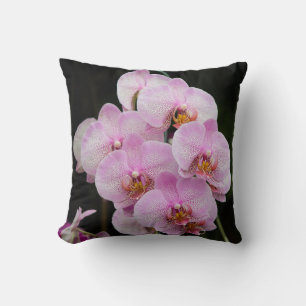 Pretty Pink Orchids Cushion
