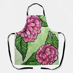 Pretty Pink Peonies                                Apron