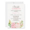 Pretty Pink Peony Bridal Luncheon Invitations