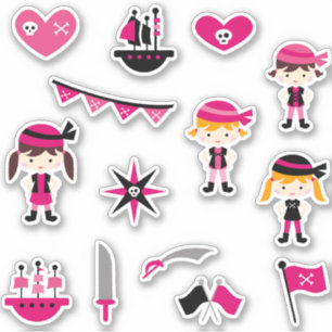 Pretty Pink Pirate   Cool Girl Pirates