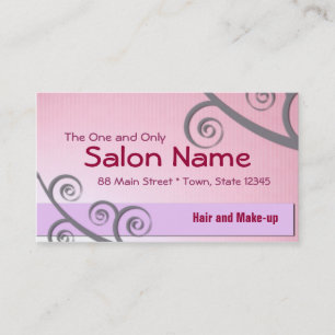 Pretty Pink & Plum Business & Appointment Card