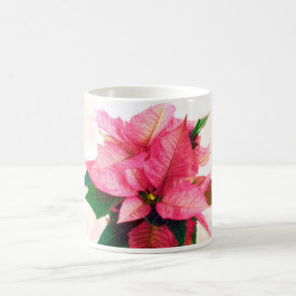 Pretty Pink Poinsettia Mug