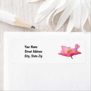 Pretty Pink Poppy Border Personalised