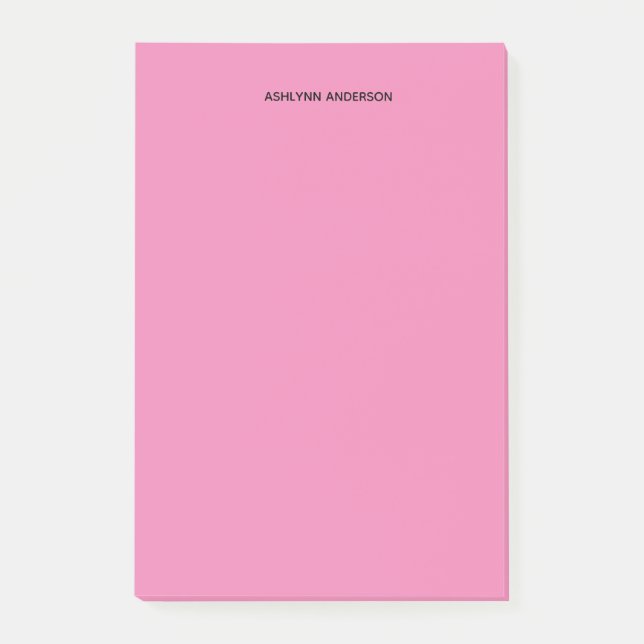 Pretty Pink Post-it Notes (Front)