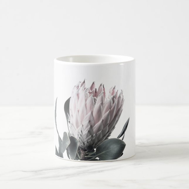 Pretty Pink Protea Coffee Mug (Center)