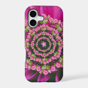 Pretty Pink Purple Green Garden Flowers Christmas