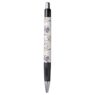 Pretty Pink Purple Roses Floral