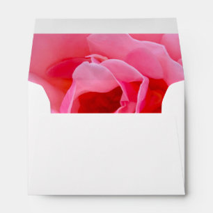 Pretty pink rose envelope