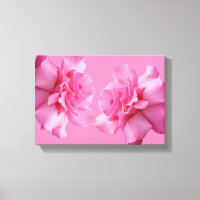 Pretty pink rose floral simple modern fine art
