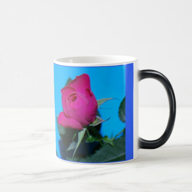 Pretty Pink Rose Magic Mug (Right)
