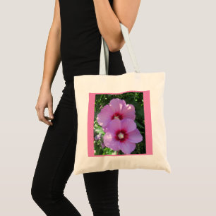 Pretty Pink Rose of Sharon Photo Tote Bag