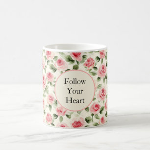 Pretty Pink Roses Coffee Mug