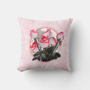 Pretty  Pink Roses Cushion