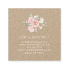Pretty Pink Roses on Blush Pink | Floral Kraft