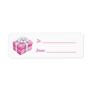 Pretty Pink Silver Bow Gift Christmas