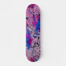 Pretty Pink Skateboard