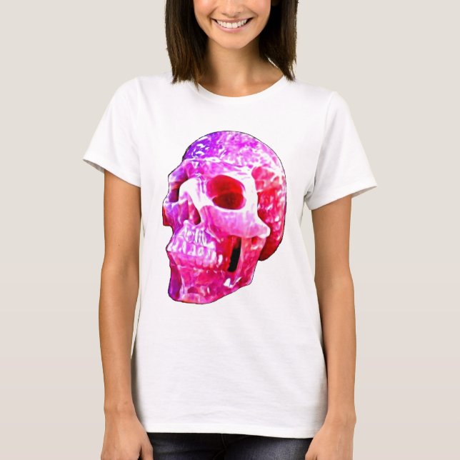 Pretty Pink Skull T-shirt (Front)
