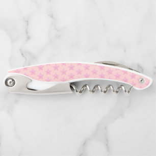 Pretty Pink Star Corkscrew