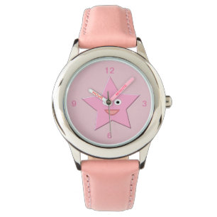 Pretty Pink Star Watch