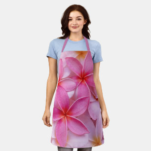 Pretty Pink Summer Flowers  Apron
