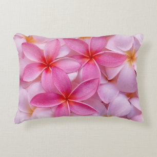 Pretty Pink Summer Flowers  Decorative Cushion