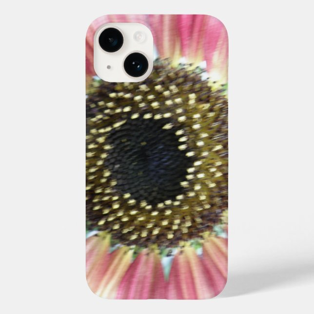 Pretty Pink Sunflower Case-Mate iPhone Case (Back)
