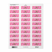 Pretty pink tones girly swirl (Full Sheet)