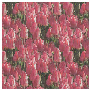 Pretty Pink Tulips Fabric