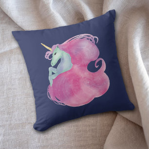 Pretty Pink Unicorn Cushion