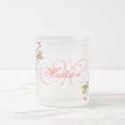 Pretty Pink Watercolor Floral Custom Monogrammed