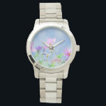 Pretty Pink Wild Flower Meadow Watch<br><div class="desc">Flower Meadow</div>