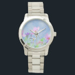 Pretty Pink Wild Flower Meadow Watch<br><div class="desc">Flower Meadow</div>
