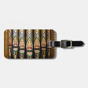 Pretty pipes luggage tag