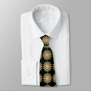 Pretty Plant Flower With Earth Tone Curvy Petals Tie