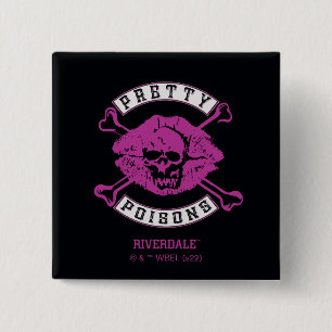 Pretty Poisons Logo 15 Cm Square Badge