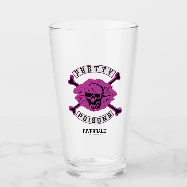 Pretty Poisons Logo Glass (Front)