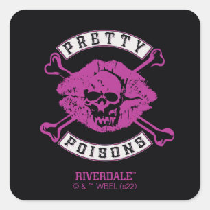 Pretty Poisons Logo Square Sticker