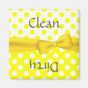 Pretty Polka Dot Dishwasher Magnet