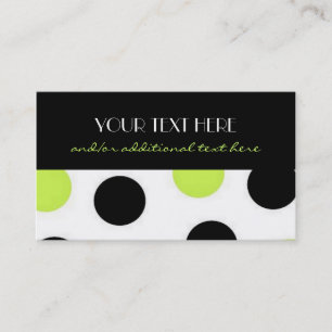 Pretty Polka Dots Business Card