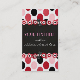 Pretty Polka Dots Business Card