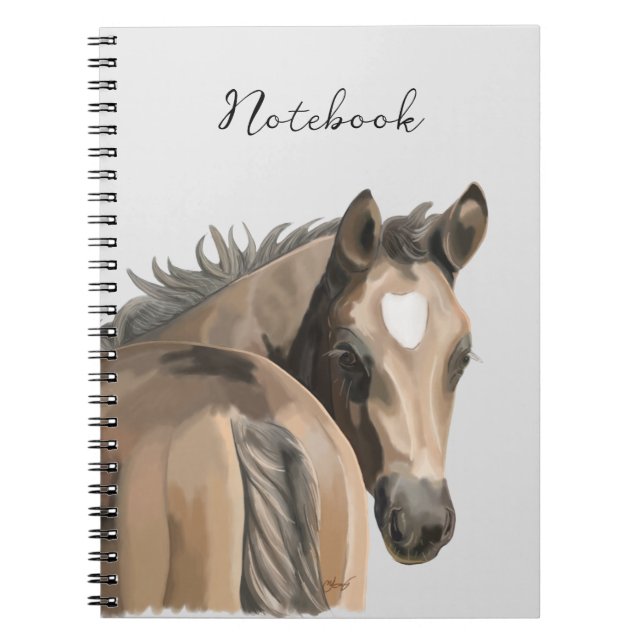 Pretty pony equestrian notebook (Front)