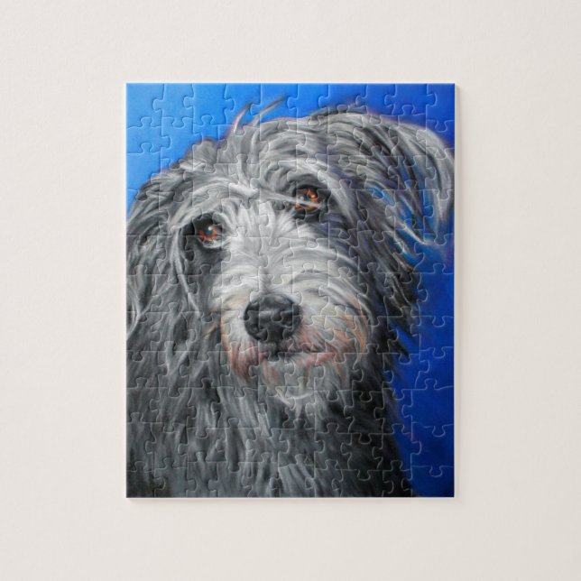 'Pretty Poppy' - Lurcher girl Jigsaw Puzzle (Vertical)