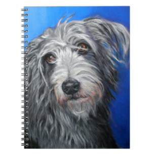 'Pretty Poppy' - Lurcher girl Notebook