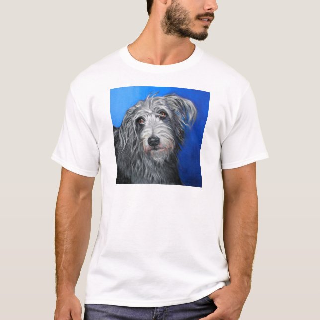 'Pretty Poppy' - Lurcher girl T-Shirt (Front)