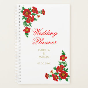 Pretty Poppy Red Flowers -Wedding Planner