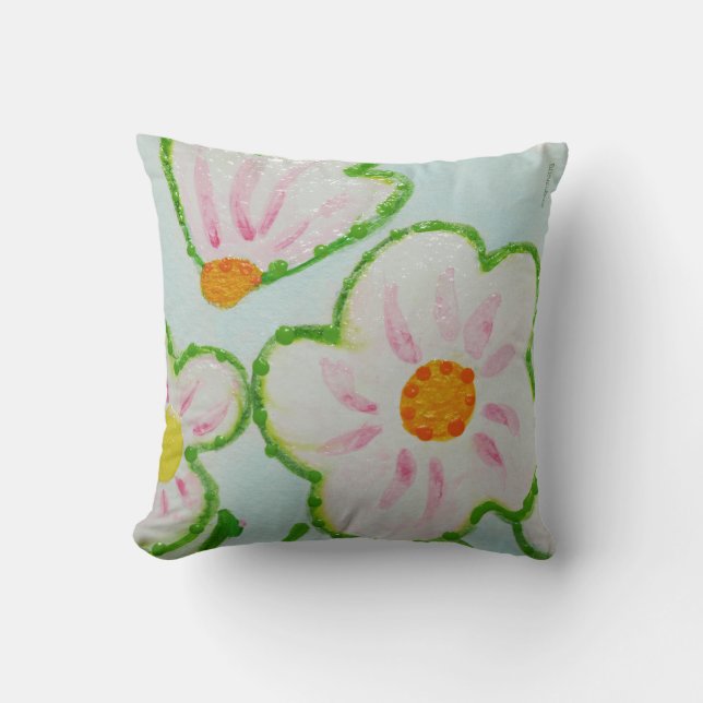 Pretty Posy Cushion (Front)