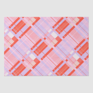 Pretty Preppy Plaid - Pink, Red & Lavender  Tissue Paper